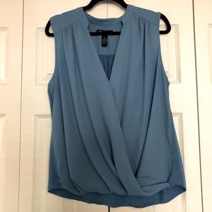 I.N.C dusty blue blouse